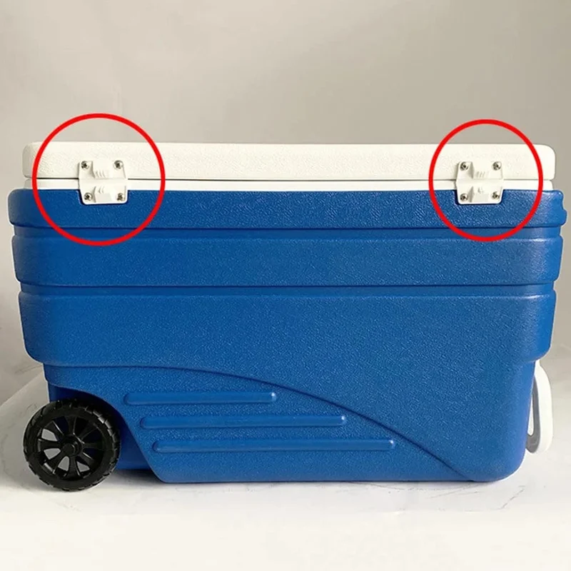 2 stücke Kühler Isolierte Boxen Scharniere Für COLEMAN 5283-1141 KÜHLER KUNSTSTOFF SCHARNIER SET ERSATZ Allgemeine Kunststoff Home Zubehör