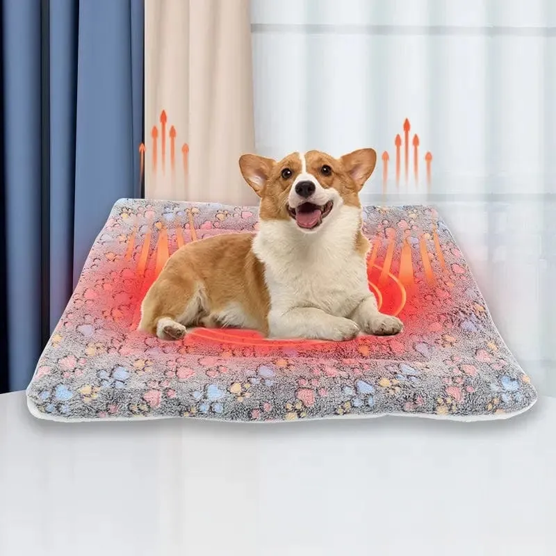 Verdicktes Hundebett aus Flanell, weiche Schlafmatte für Haustiere, für Hunde und Katzen, warme Winterdecke