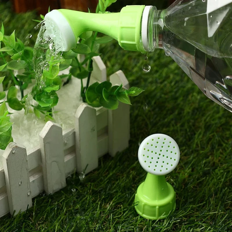 Flaschenverschluss-Sprinkler, tragbare Kunststoff-Pflanzendüsen, Gartenpflanzen-Bewässerungssprüher, DIY-Bewässerungskopf, für drinnen und draußen, Wasserdosen