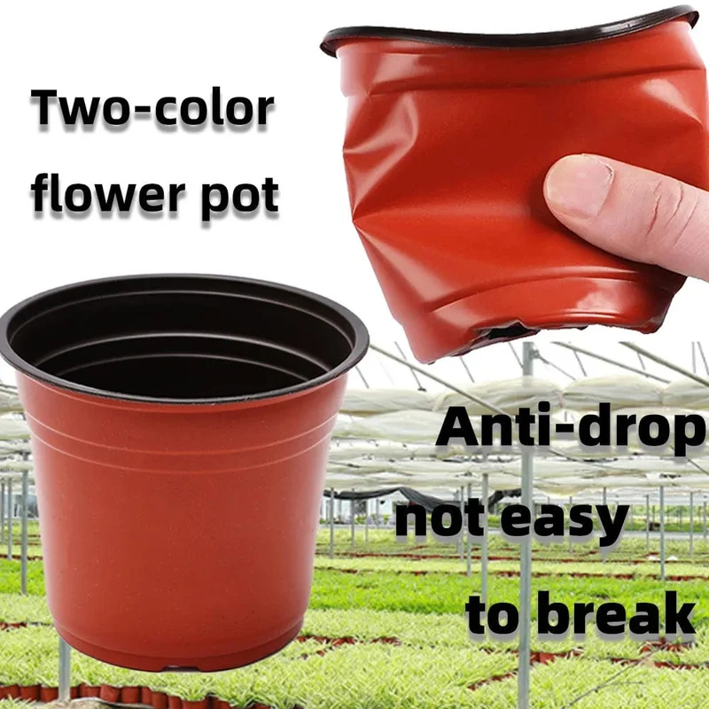 4 Größen Blumentopf Garten Kindergarten Samen Start Blumentöpfe Leichte Sukkulenten Sämling Tablett Blumen Gemüse Container Box