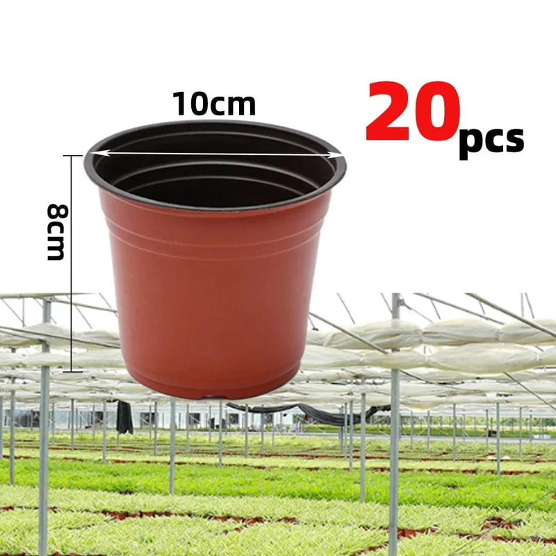 4 Größen Blumentopf Garten Kindergarten Samen Start Blumentöpfe Leichte Sukkulenten Sämling Tablett Blumen Gemüse Container Box