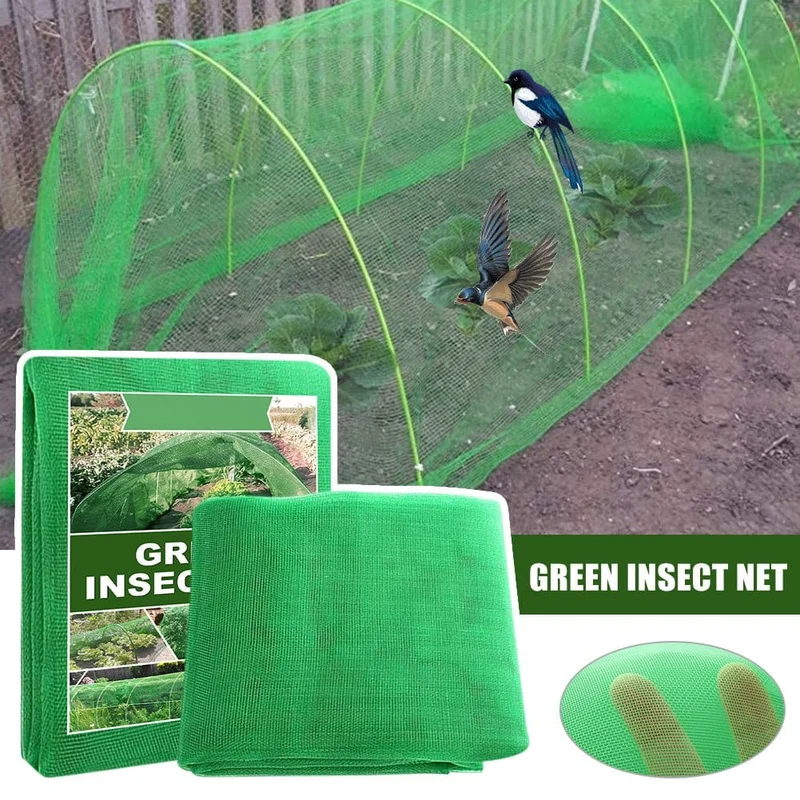 1 Packung, 2 x 5 m, Garten-Gemüse-Insekten-Vogelschutznetz, Gemüseschutz, feinmaschiges Moskitonetz, Ernte für Obstpflege, Abdeckung von PlantGarden