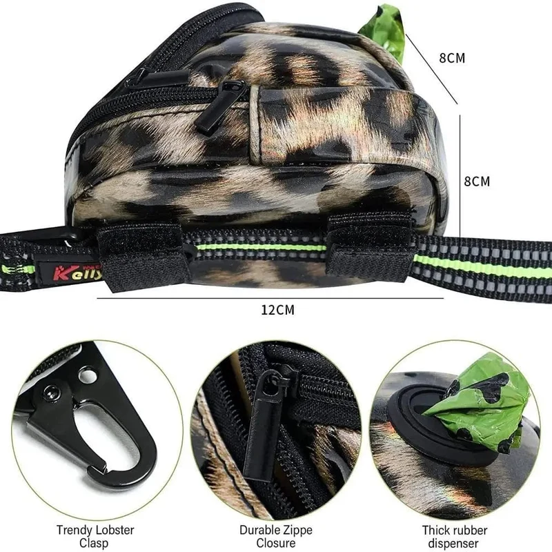 Tragbare Hundetrainings-Leckerli-Tasche für den Außenbereich, Haustier-Leckerli-Tasche für Hunde, Welpen-Snack-Belohnungs-Hüfttasche, Hundekotbeutel, Hundeträgertaschen
