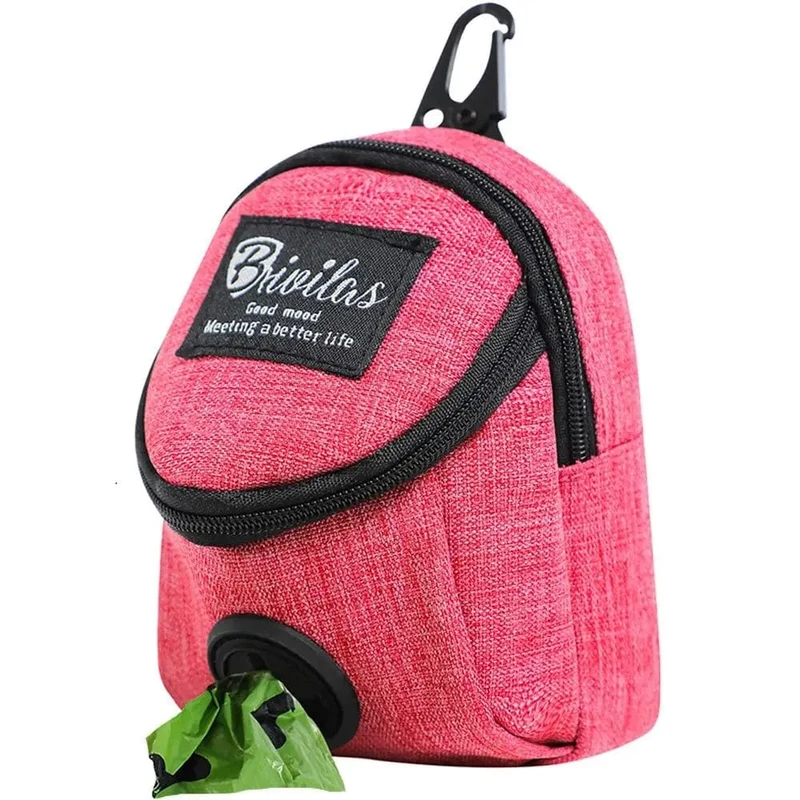 Tragbare Hundetrainings-Leckerli-Tasche für den Außenbereich, Haustier-Leckerli-Tasche für Hunde, Welpen-Snack-Belohnungs-Hüfttasche, Hundekotbeutel, Hundeträgertaschen