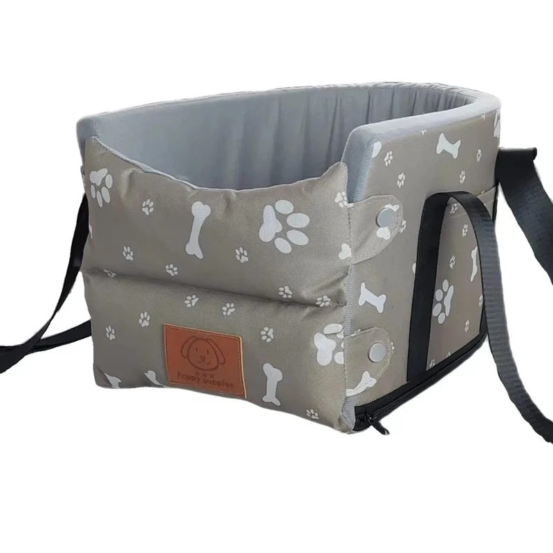 Car Central Hundeautositzbett, tragbare Hundetragetasche für kleine Hunde und Katzen, Sicherheitsreisetasche, Zubehör