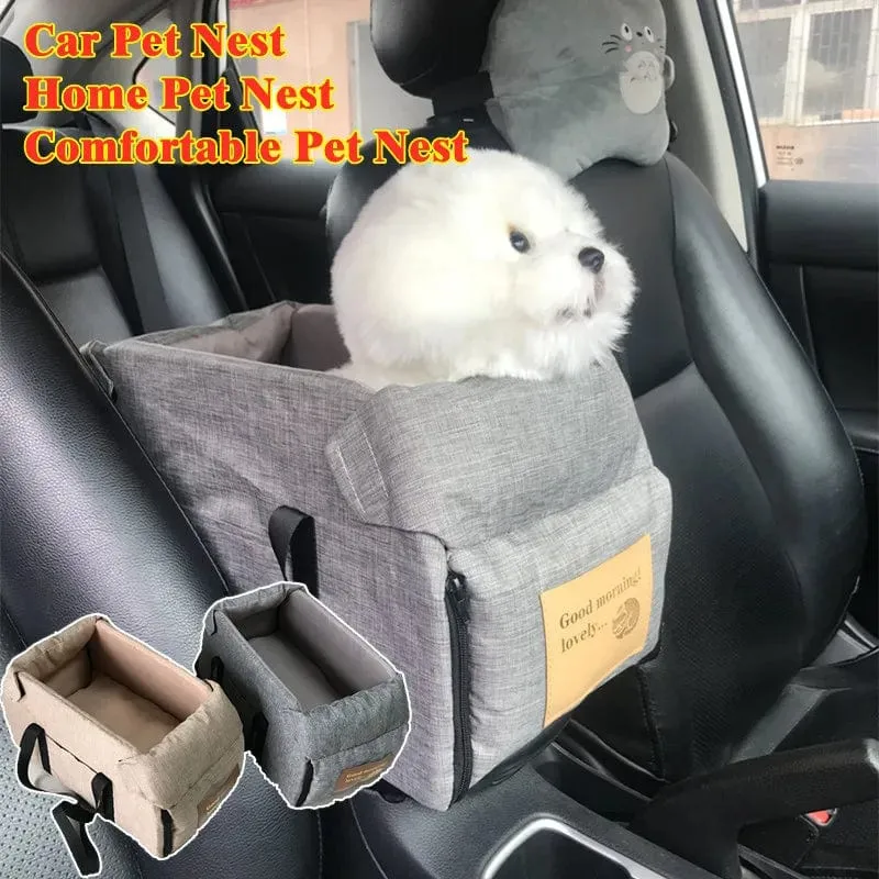 Hunde-Autositz, Bett, Auto, zentral, tragbar, Autositz, zentral, Sicherheit, Reise, Katze, Hundebett, Transport für Tasche, Chihuahua, Zubehör