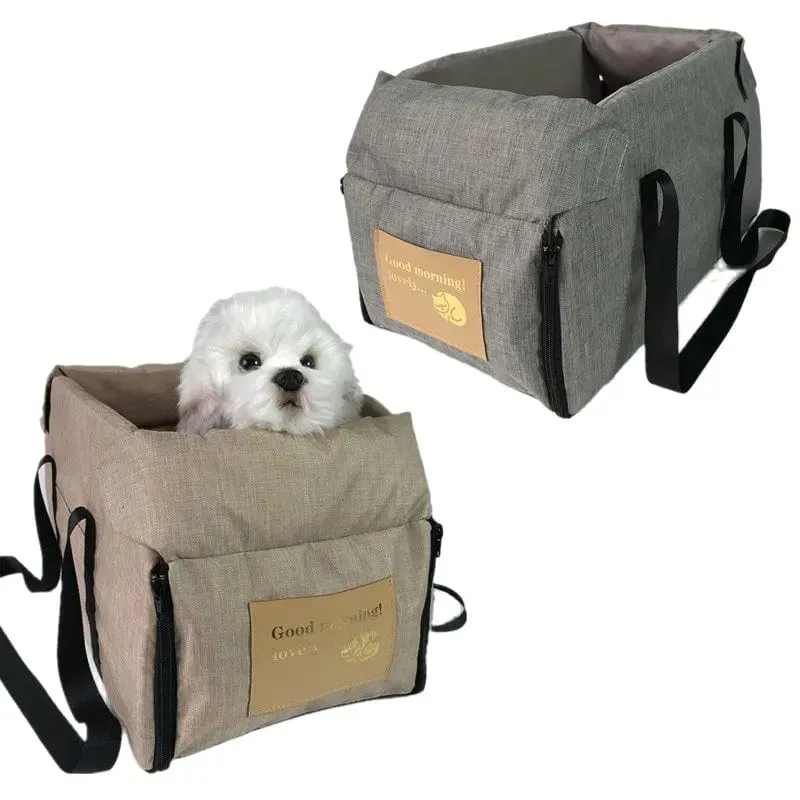 Hunde-Autositz, Bett, Auto, zentral, tragbar, Autositz, zentral, Sicherheit, Reise, Katze, Hundebett, Transport für Tasche, Chihuahua, Zubehör
