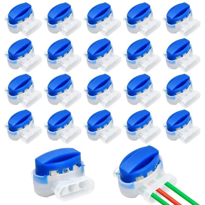 20-teilige Kabelverbinder, wasserdichte elektrische Kabelverbinder, Rasenmäher-Verbinder, 314-Verbinder mit feuchtigkeitsbeständiger Gelharzfüllung, 3-Draht-Verbinder für Automäher-Roboter