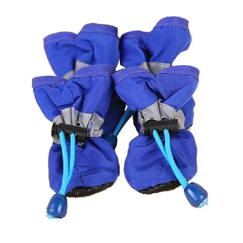 4 teile/satz Wasserdichte Haustier Hund Schuhe Anti-slip Regen Stiefel Schuhe für Kleine Katzen Hunde Welpen Hund Pet Booties pet Paw Zubehör