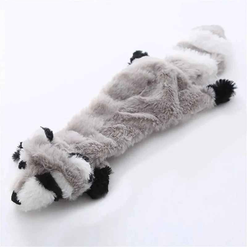 Hund Kauen Spielzeug Squeaker Quietschende Haustier Hund Plüsch Spielzeug Ohne Füllung Fuchs Pelz Spielzeug Für Kleine Medium Large Hund Haustiere liefert 1PC