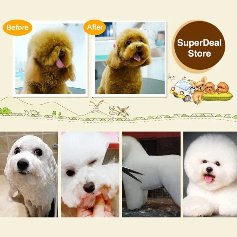 Hundeschermaschine, Hundehaarschneidemaschine, Fellpflege (Haustier/Katze/Hund/Kaninchen), Haarschnitt-Trimmer, Rasierer-Set, Haustiere, kabellos, wiederaufladbar, professionell