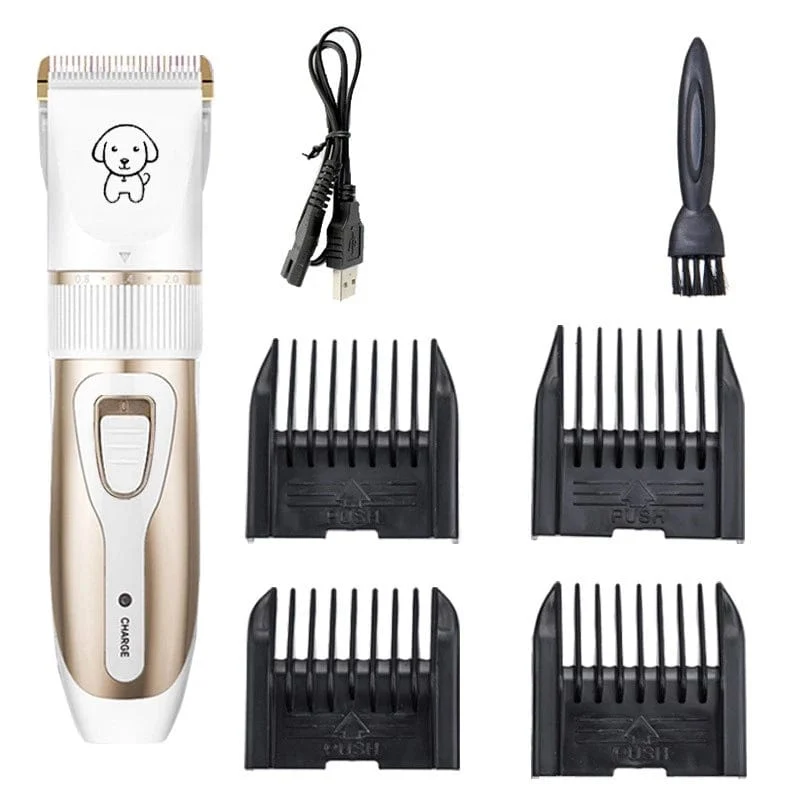 Hundeschermaschine, Hundehaarschneidemaschine, Fellpflege (Haustier/Katze/Hund/Kaninchen), Haarschnitt-Trimmer, Rasierer-Set, Haustiere, kabellos, wiederaufladbar, professionell
