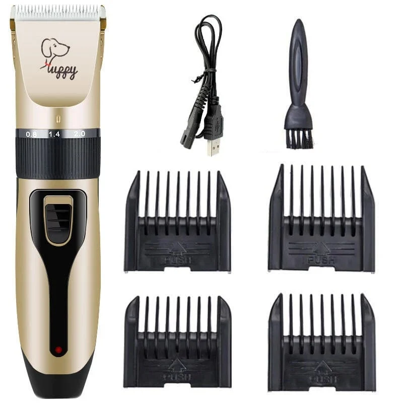 Hundeschermaschine, Hundehaarschneidemaschine, Fellpflege (Haustier/Katze/Hund/Kaninchen), Haarschnitt-Trimmer, Rasierer-Set, Haustiere, kabellos, wiederaufladbar, professionell