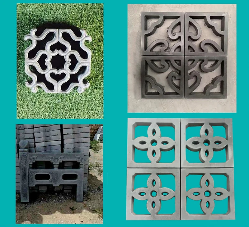 Zement Ziegel Form Kunststoff Dekorative Wand Fenster Form Antike Garten Gebäude Ornament Beton Hohl Zement Ziegel Formen