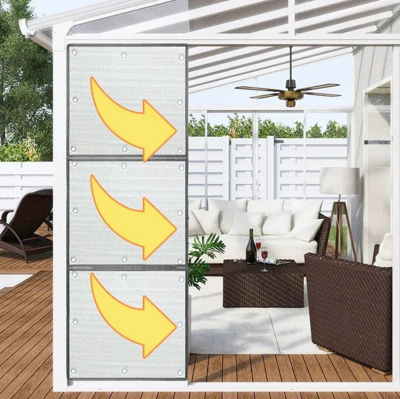 Sonnenschutz-Schutzpolster, Sonnenschutzabdeckungen für Zimmerfenster, einfach zu installieren, verdickte Isolierfolie, Anti-UV-Beschattung, Aluminiumfolie