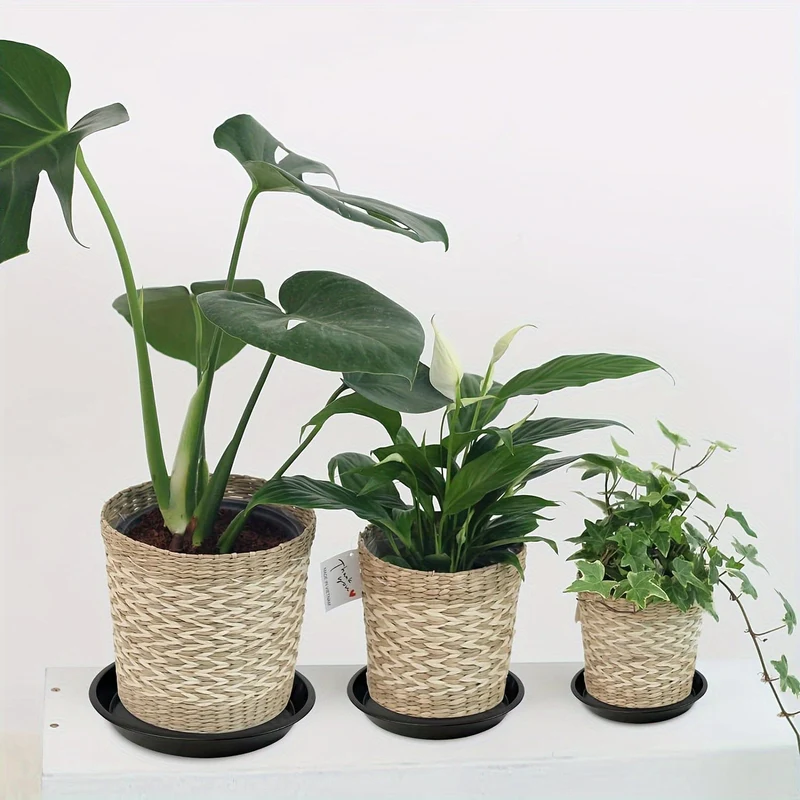 4 Packungen, 30.48 cm große Pflanzenuntersetzer, robuste Pflanzenuntersetzer 30.48 cm rund, Kunststoff-Pflanzenwasserschale für Töpfe, Pflanzenuntersetzer für den Innenbereich, Vogelbadschalen (schwarz)