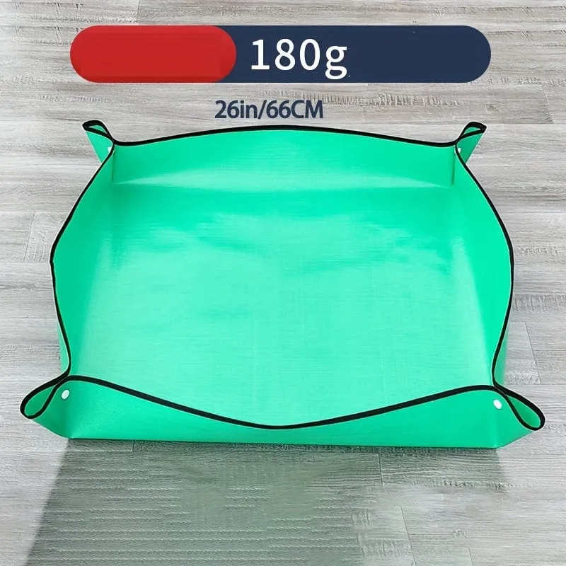 1 Packung, PE-Pflanzen-Umtopfmatte, wasserdichte Umtopfmatte für den Innenbereich, Sukkulenten-Topfmatte, tragbare Gartenmatte