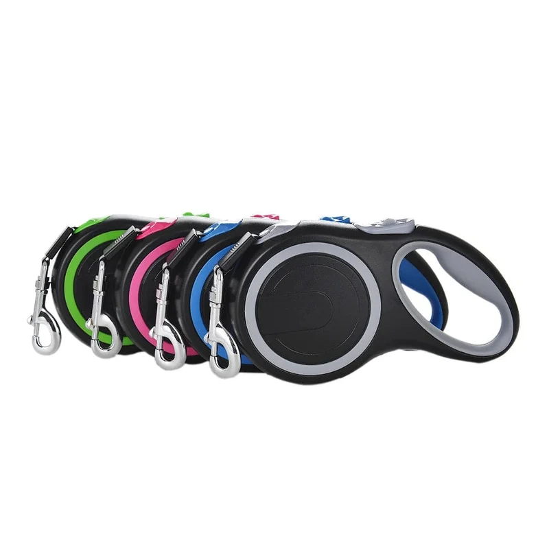 3 m 5 m 8 m 50 kg Hundeleine, einziehbares Roulette-Halsband für kleine große Hunde, Zubehör, verstellbar, langlebig, zum Spazierengehen, Wandern, Bulldoggenseil