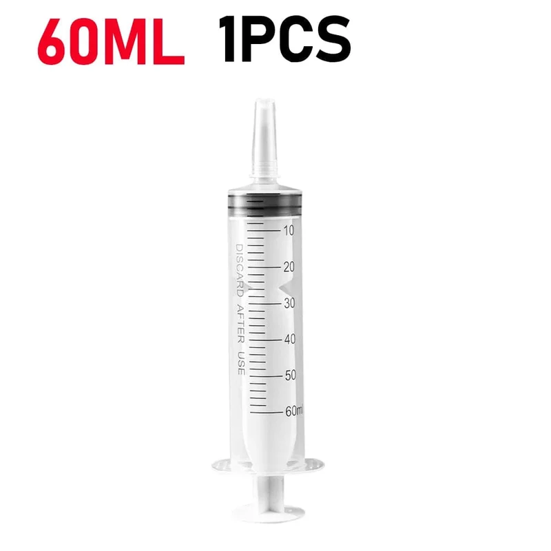 60/100 ml Kunststoff-Großpackung Nadelfreie Einwegspritzen Spritzen ohne Nadel Spritzenkleber Tierfütterungsnadel Küchengeräte
