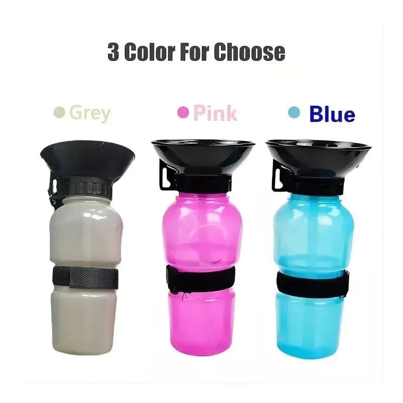Hundewasserflasche, Auslaufsichere Hundewasserflasche, Tragbare Wasserflasche, Hundetrinkbecher, Katzenwasser-Fütterungszubehör
