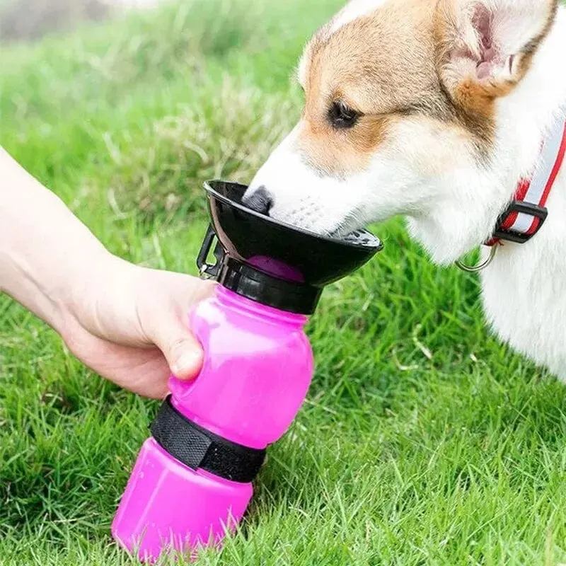 Hundewasserflasche, Auslaufsichere Hundewasserflasche, Tragbare Wasserflasche, Hundetrinkbecher, Katzenwasser-Fütterungszubehör