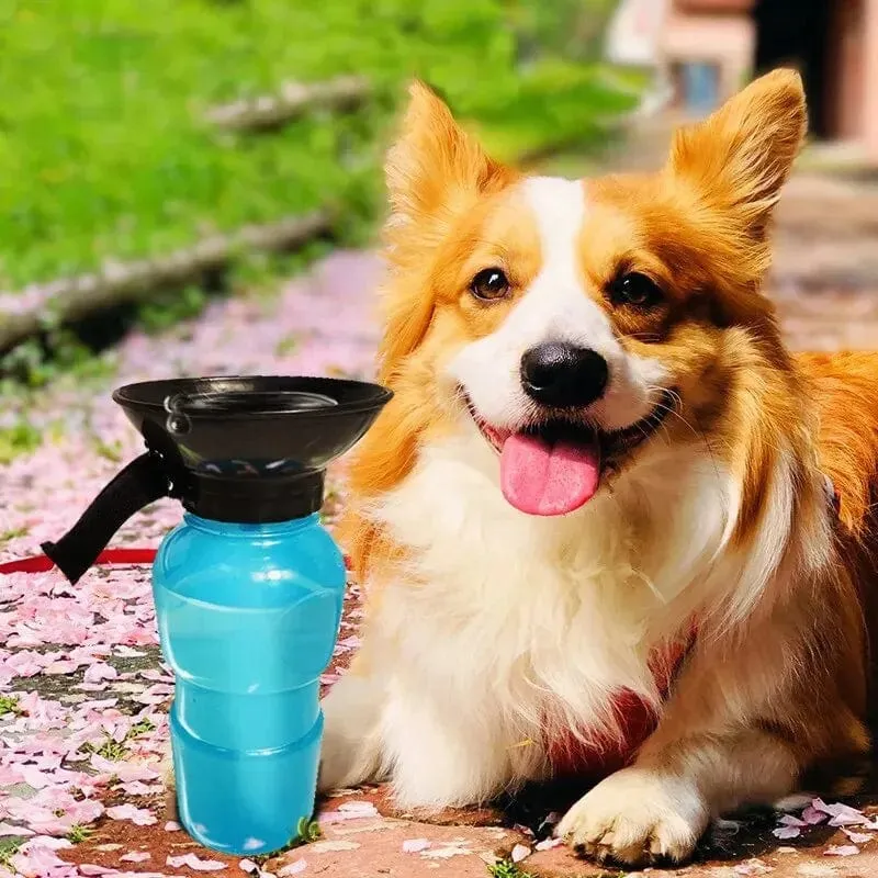 Hundewasserflasche, Auslaufsichere Hundewasserflasche, Tragbare Wasserflasche, Hundetrinkbecher, Katzenwasser-Fütterungszubehör
