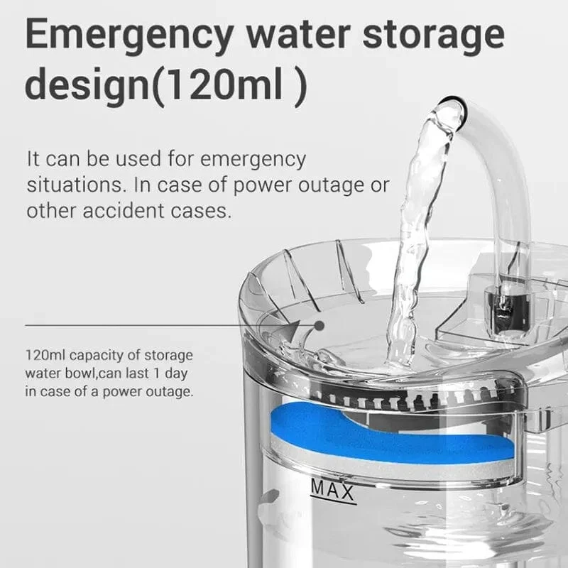 Wasserspender für Haustiere, automatische Zirkulation, intelligente, konstante Temperatur, elektrischer Stummschalt-Wasserspender, Zubehör für Heimtierbedarf