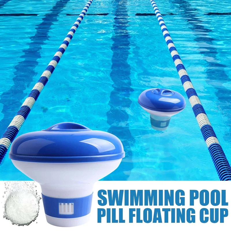 1 Stück, schwimmender Mini-Pool- und SPA-Chlorspender, Premium-Schwimmer, kompatibel mit Brom und Chlor, für Pools, geeignet für Schwimmbäder, SPA, Whirlpools und PVC-Schwimmbadapotheken