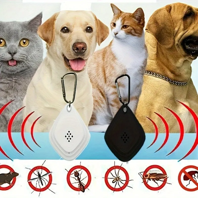 Insektenschutzmittel für den Außenbereich, Ultraschall-Mückenschutz, elektronischer Mückenschutz, tragbarer USB-wiederaufladbarer tragbarer Mückenvernichter, Outdoor-Camping, Picknick, Zuhause, Anti-Ratten, Mücken, Bettwanzen.