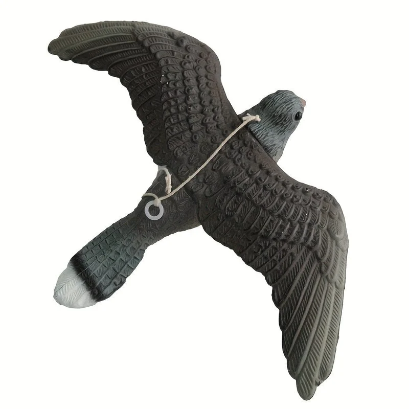 1 Stück, 3D-gefälschter fliegender Falke, Vogelabwehr, Lockvogel, Schädlingsbekämpfung, Gartenschreck, Vogelscheuche, Ornament für die Jagd, Hofdekoration
