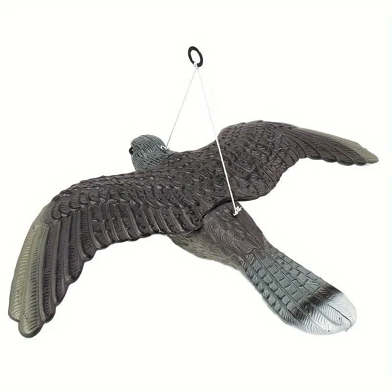 1 Stück, 3D-gefälschter fliegender Falke, Vogelabwehr, Lockvogel, Schädlingsbekämpfung, Gartenschreck, Vogelscheuche, Ornament für die Jagd, Hofdekoration
