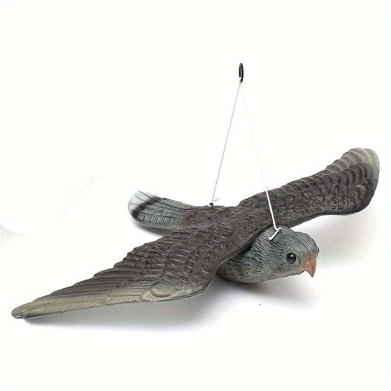 1 Stück, 3D-gefälschter fliegender Falke, Vogelabwehr, Lockvogel, Schädlingsbekämpfung, Gartenschreck, Vogelscheuche, Ornament für die Jagd, Hofdekoration
