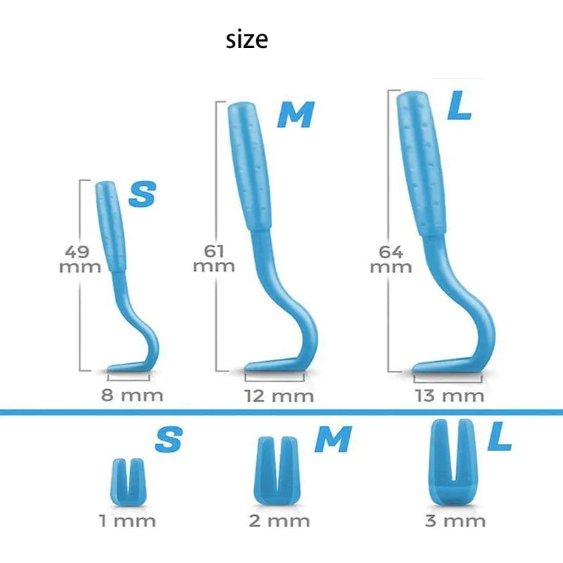 3Sets Floh Entferner Haken Tick Remover Pinzette Tick Ziehen Haustier Katze Hund Tick Clamp Mithelfer Pet Milbe Floh Extractor Hund Accessarie