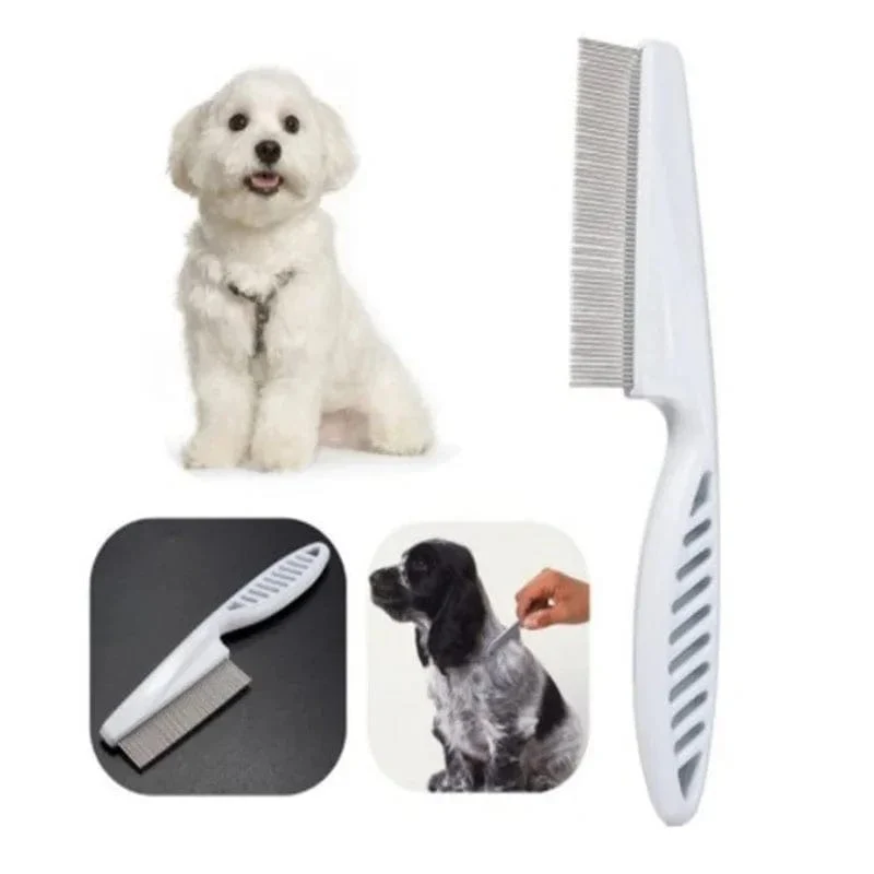 Hundekamm, Katze, Hund, Haustier, Edelstahl, bequemer Flohkamm, Heimtierpflege, Schutz, Flohkamm