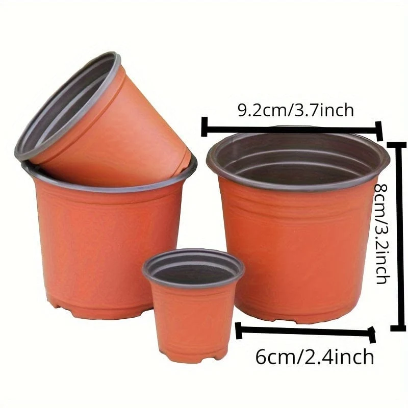 100 Stück, Blumentöpfe, Samen-Starttöpfe, Setzling-Blumen-Pflanzbehälter, Gartenbedarf, Pflanztöpfe, Gartenpflanzen-Anzuchttöpfe, atmungsaktive Filz-Pflanzenanzucht-Pflanzentöpfe, Gartenanzuchtzubehör