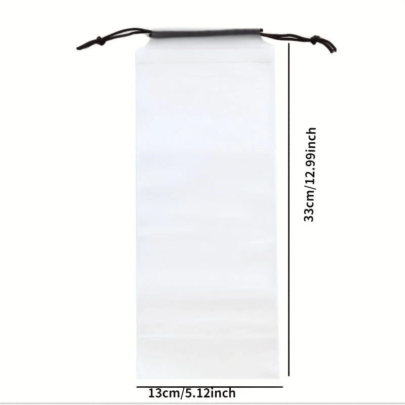 1pc Kunststoff Tasche Matte Transluzente Regenschirm Lagerung Tasche Wiederverwendbare Tragbare Regenschirm Kordelzug Lagerung Abdeckung Home Storage Organizer
