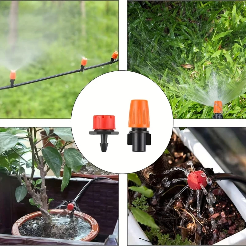 164ft DIY Garten-Tropfbewässerungssystem – Passen Sie die Bewässerungsmenge einfach an und sparen Sie Zeit und Wasser!