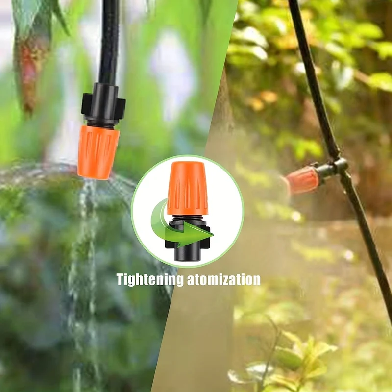 164ft DIY Garten-Tropfbewässerungssystem – Passen Sie die Bewässerungsmenge einfach an und sparen Sie Zeit und Wasser!