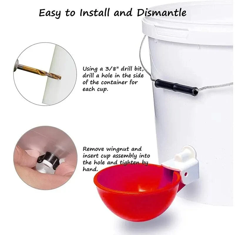 5 Pcs Huhn Trinker Automatische Geflügel Trinker Automatische Huhn Trinker Schalen Für Vögel Geflügel