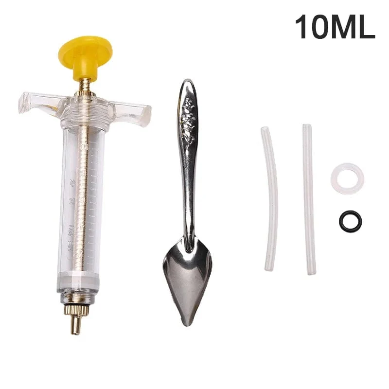 10ml 20ml 50ml Papageienfütterungsspritze Schlauch Papageien Vogelfutterspender Spritze Hochwertige Vogelfutterspender Balkon Spritze Schlauch Nadel
