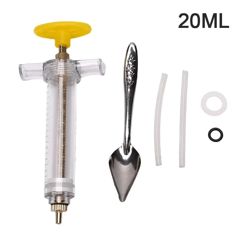 10ml 20ml 50ml Papageienfütterungsspritze Schlauch Papageien Vogelfutterspender Spritze Hochwertige Vogelfutterspender Balkon Spritze Schlauch Nadel