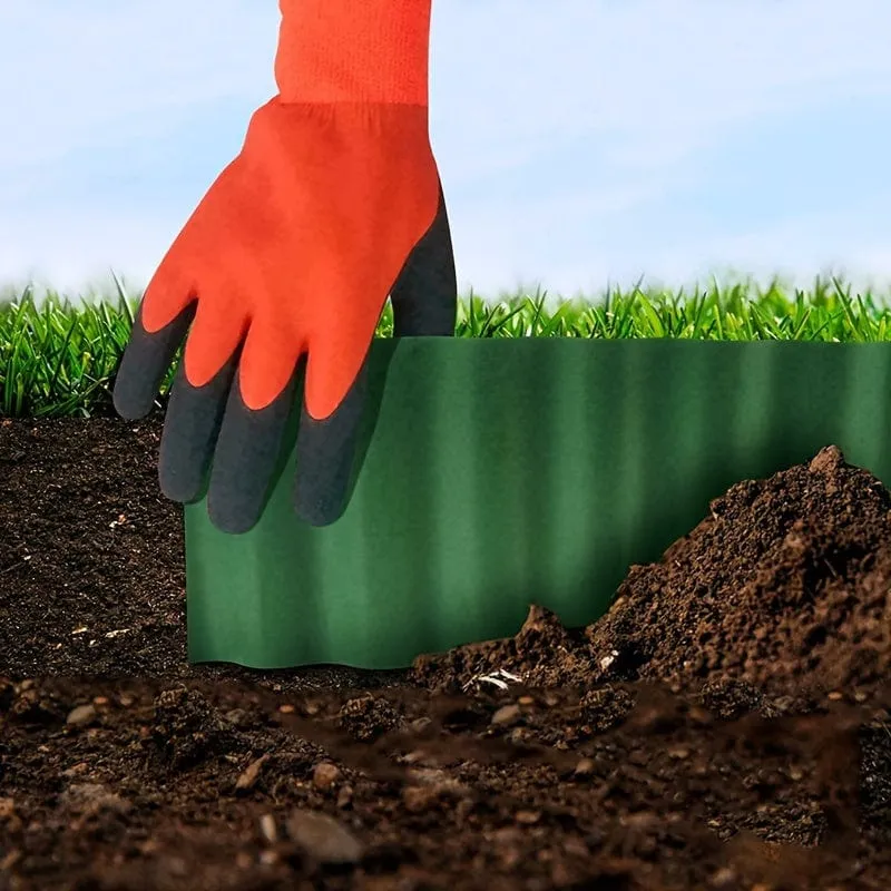 1 Stück, Garten-Landschaftsbau-Grenze, Rasen-Grenze, Dekoration, Außen-Landschaftsbau, Kunststoff, Gartenzaun, Hof, Rasen, Garten, Blumenbeet