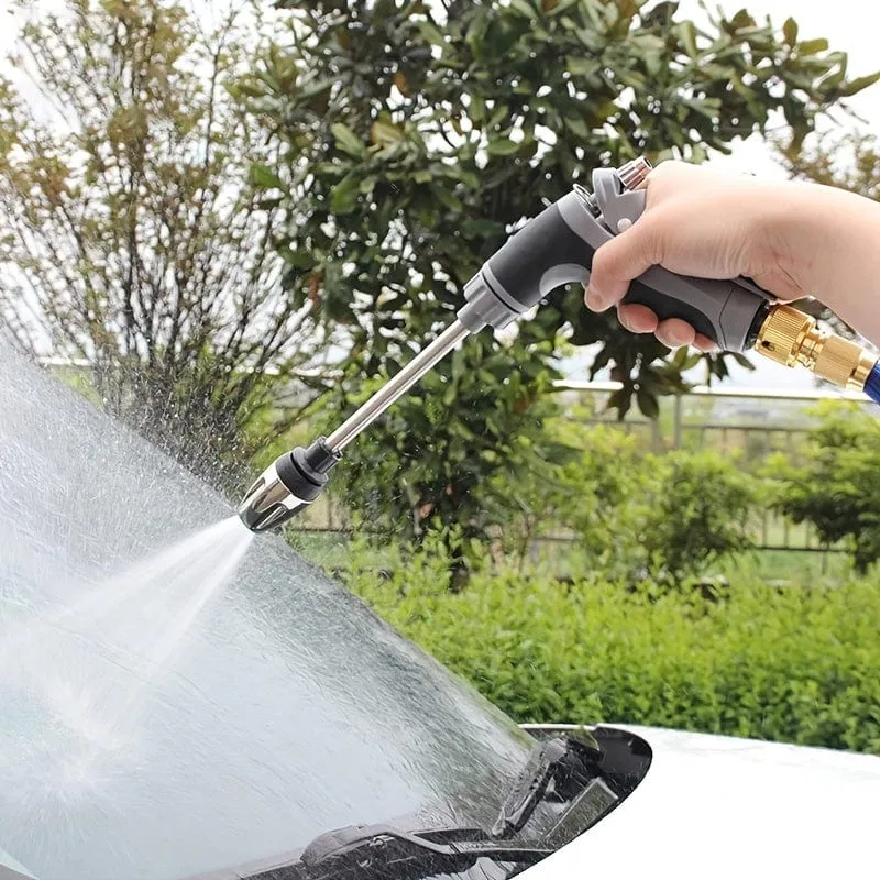 1 Stück tragbare Hochdruck-Wasserpistole, Autowaschanlage, Gartenbewässerungsschlauch, Wassersprühschaumdüse für Autos, Haus, Garten