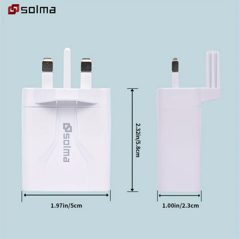 3USB-Ladegerät/UK-Standard