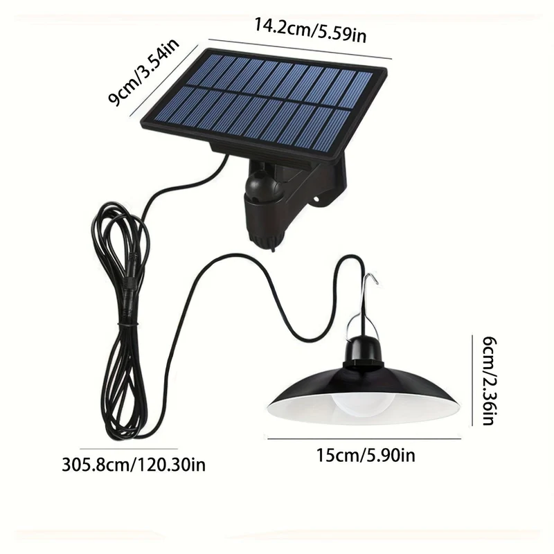 Solar-Fernbedienungsleuchten, solarbetriebene Innen- und Außenpendelleuchten mit 3 Farben, wasserdichte automatische Ein-/Aus-Solarleuchte für Zimmer, Terrasse, Hof, Garten