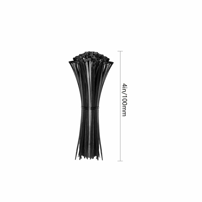 100er-Pack Kabelbinder, verschiedene Größen (30.10.1620.32/8/15.24/4 cm), selbstsichernde Mehrzweck-Kabelbinder aus Nylon für Zuhause, Büro, Garten, Werkstatt