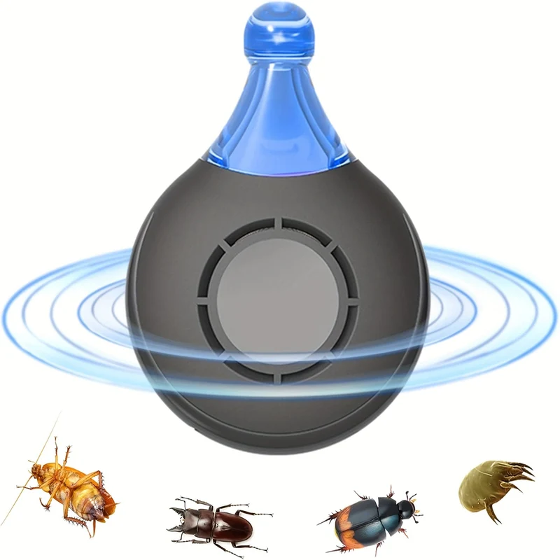 Ultraschall-Floh- und Zeckenvertreiber für Haustiere – Mückenschutz – Insektenschutz – Insektenschutz – Ultraschall-Schädlingsvertreiber – Floh- und Zeckenprävention für Katzen und Hunde – Floh- und Zeckenbekämpfung bei Hunden.