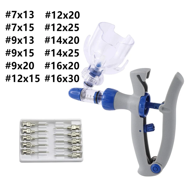 2 ml/5 ml/10 ml Automatische Veterinär-Kontinuierliche Spritze Tierinjektion Einstellbarer Impfstoff für Nutztiere Schweine Rinder Schafe Hühner