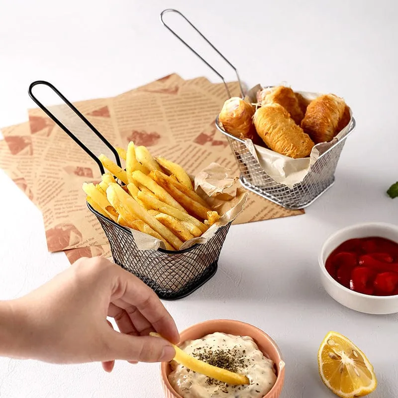 1-teiliges Ölabtropfgestell aus Edelstahl – perfekt für Pommes Frites, Braten und die Präsentation von Speisen!