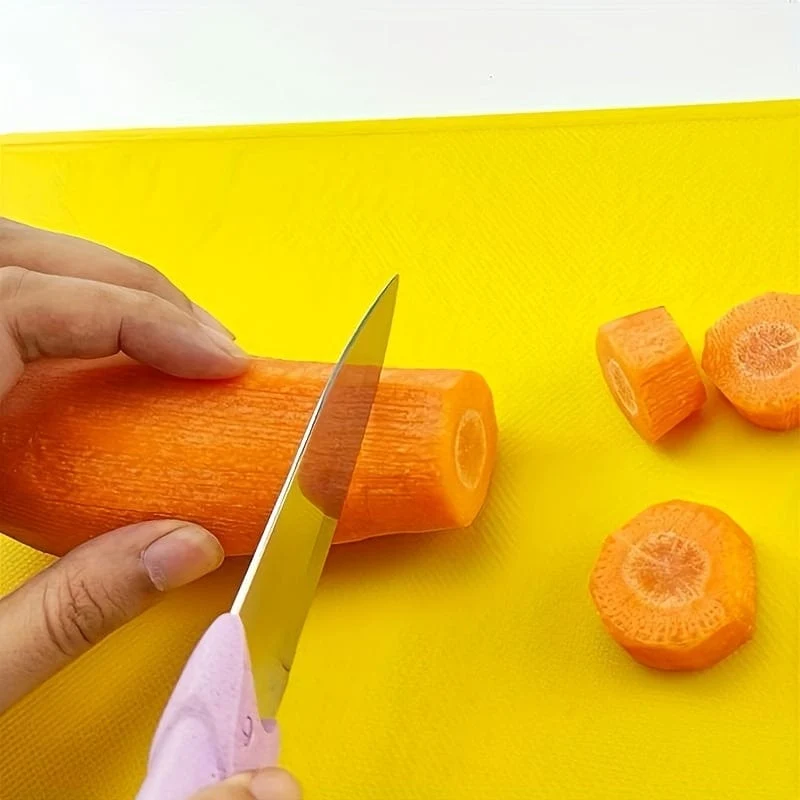 1 Stück Kunststoff-Schneidebrett, farbiges Obst- und Gemüse-Schneidebrett, Küchenhelfer 28.96 cm/18.8 cm